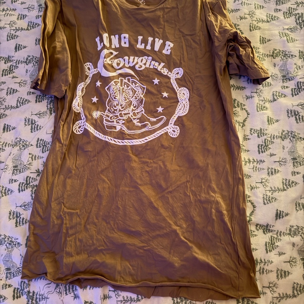 Brown Womens Cowgirl Shirt